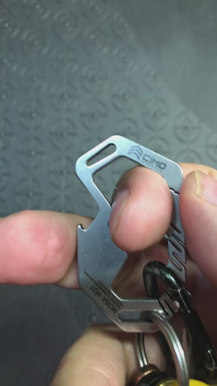 Carabiner Holder Cimo Moba 31 Stainless Steel