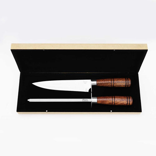 Chef BBQ Set - 8” Chef Knife 2350/8 and Honing Steel 2020/8 with Case - 2350/8 K1