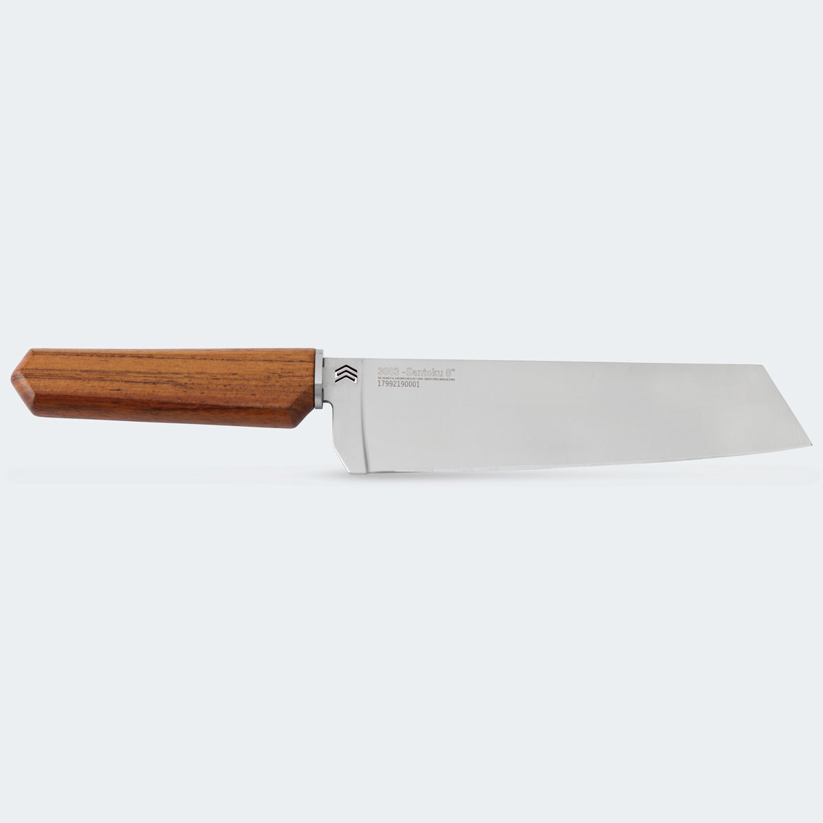 Cimo Oiti Santoku Knife 8” Stainless Steel with Wooden Handle and Sheath - 3003/8 E