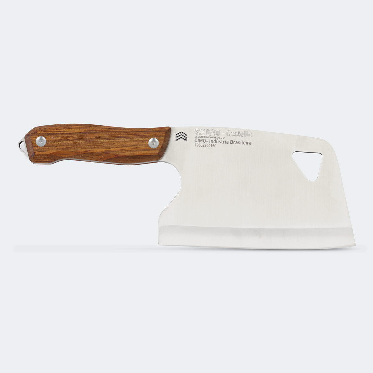 Costello Stainless Steel Cleaver with Wooden Handle - 3210/50