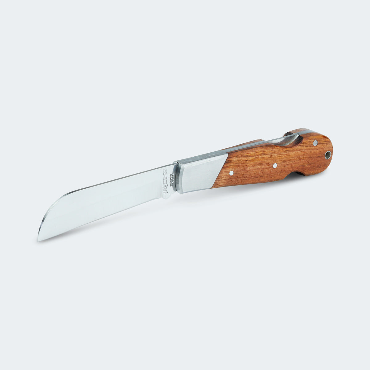 Cimo Stainless Steel Wood Handle Pocket Knife with Lock - 450/7 SS