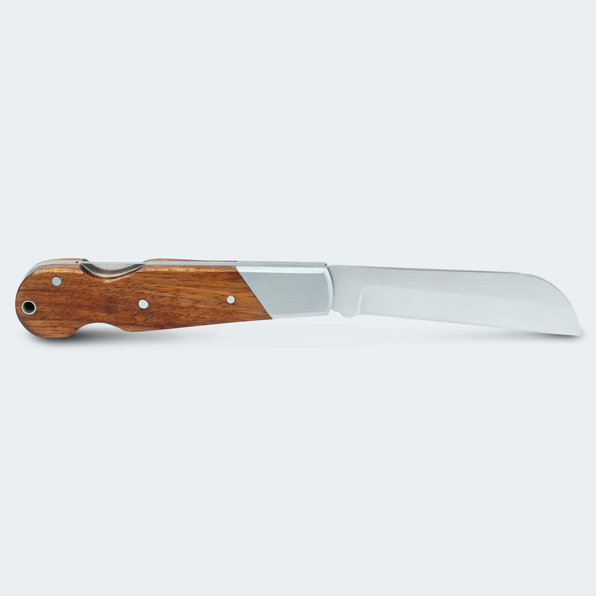 Cimo Stainless Steel Wood Handle Pocket Knife with Lock - 450/7 SS