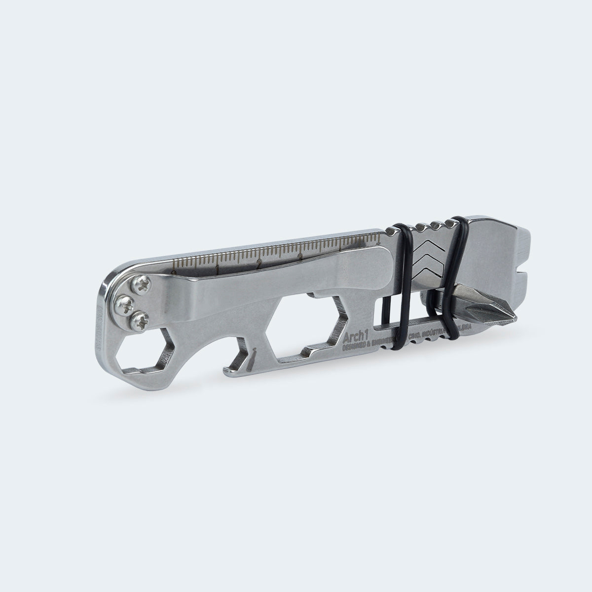 Pry Bar Cimo Arch 1 Stainless Steel 10-in-1 Multitool with Clip - ARC01