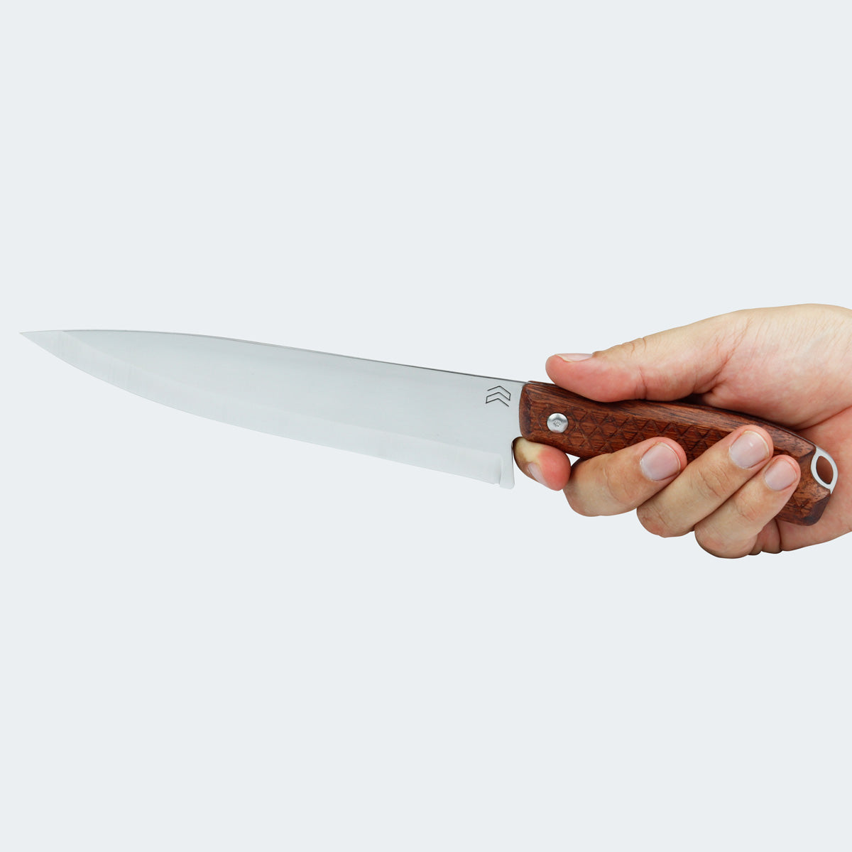 Cimo Campeira Stainless Steel Wood Handle Knife with Sheath - CP789/8-MAD C/B