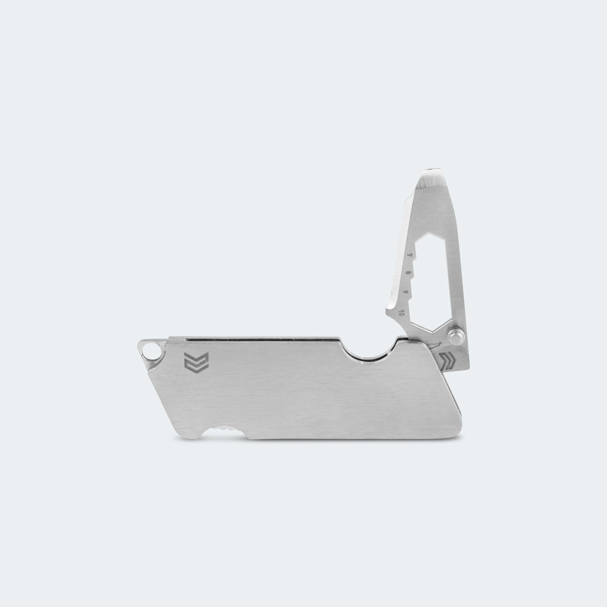 E-Cimo Tool Stainless Steel Folding Knife with Stainless Steel Handle - 4545/2T