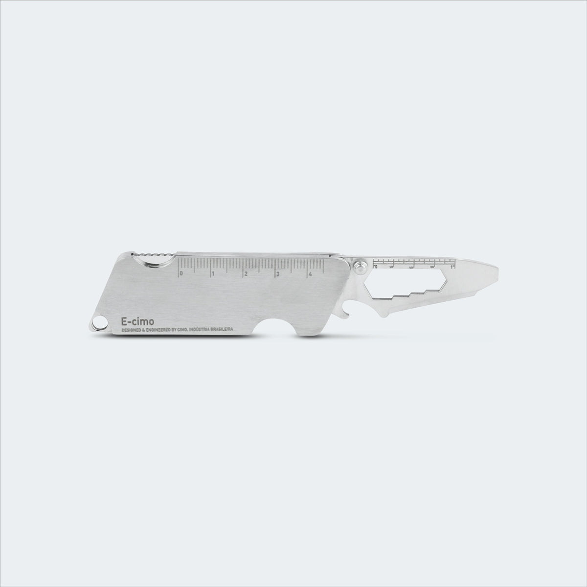 E-Cimo Tool Stainless Steel Folding Knife with Stainless Steel Handle - 4545/2T