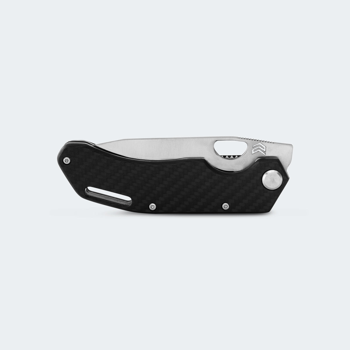 Cimo Eclipse Stainless Steel Carbon Fiber Handle Pocket Knife with Clip – EC85