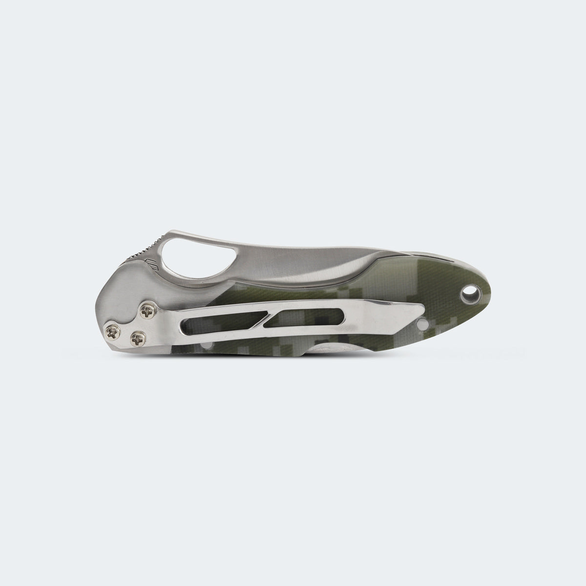 Cimo Gecko 7 Stainless Steel G10 Handle Knife with Clip - GE7-G10