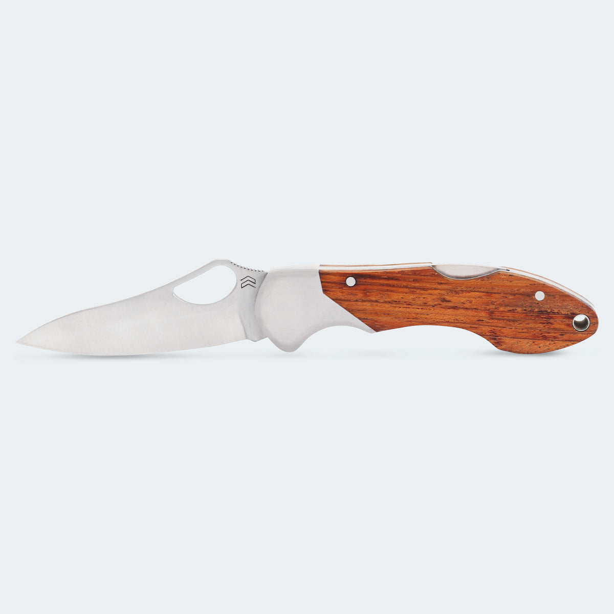 Cimo Gecko 7 Stainless Steel Pocket Knife with Wooden Handle and Clip - GE7-MAD
