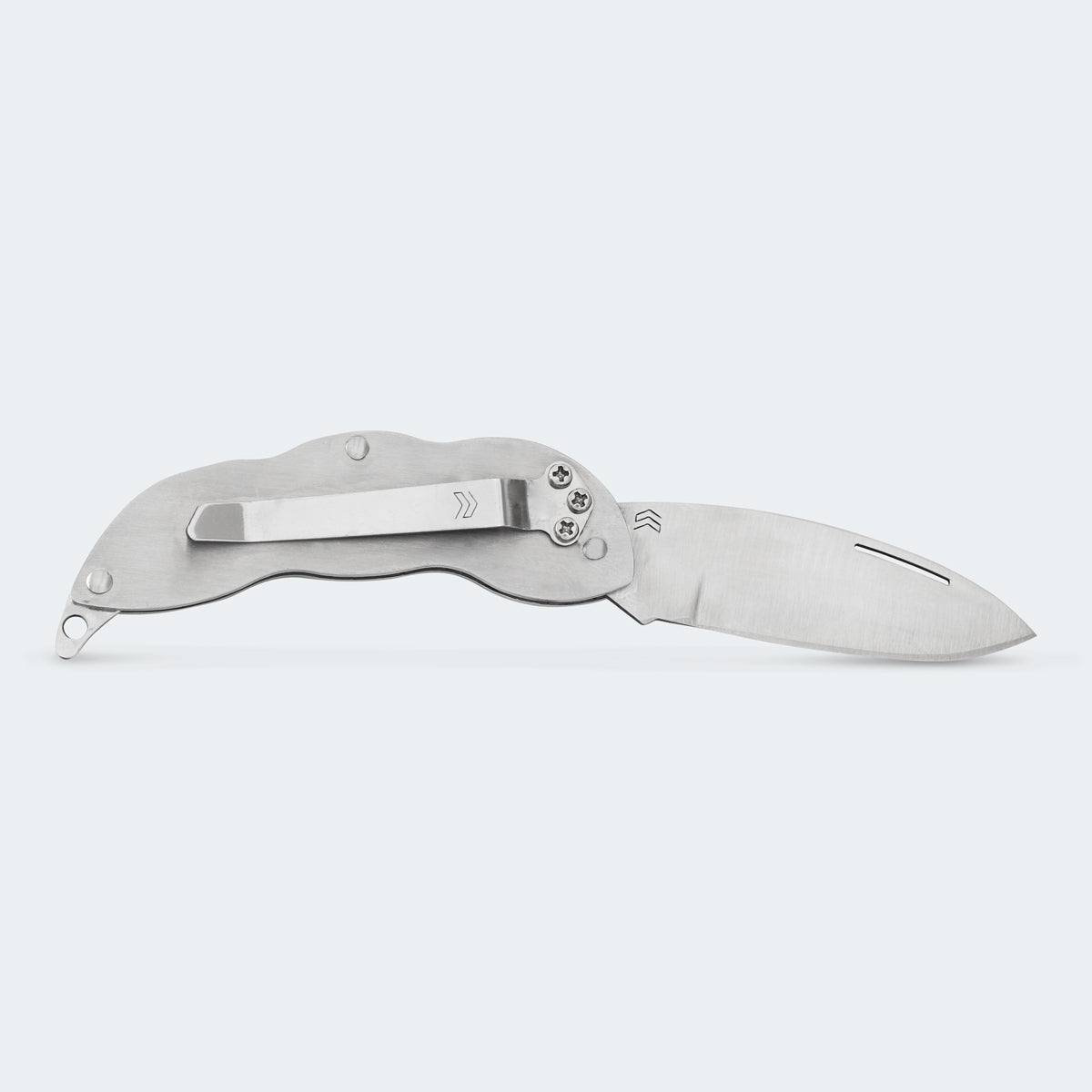 Cimo Bagha Soja Stainless Steel Pocket Knife with Clip - HI66