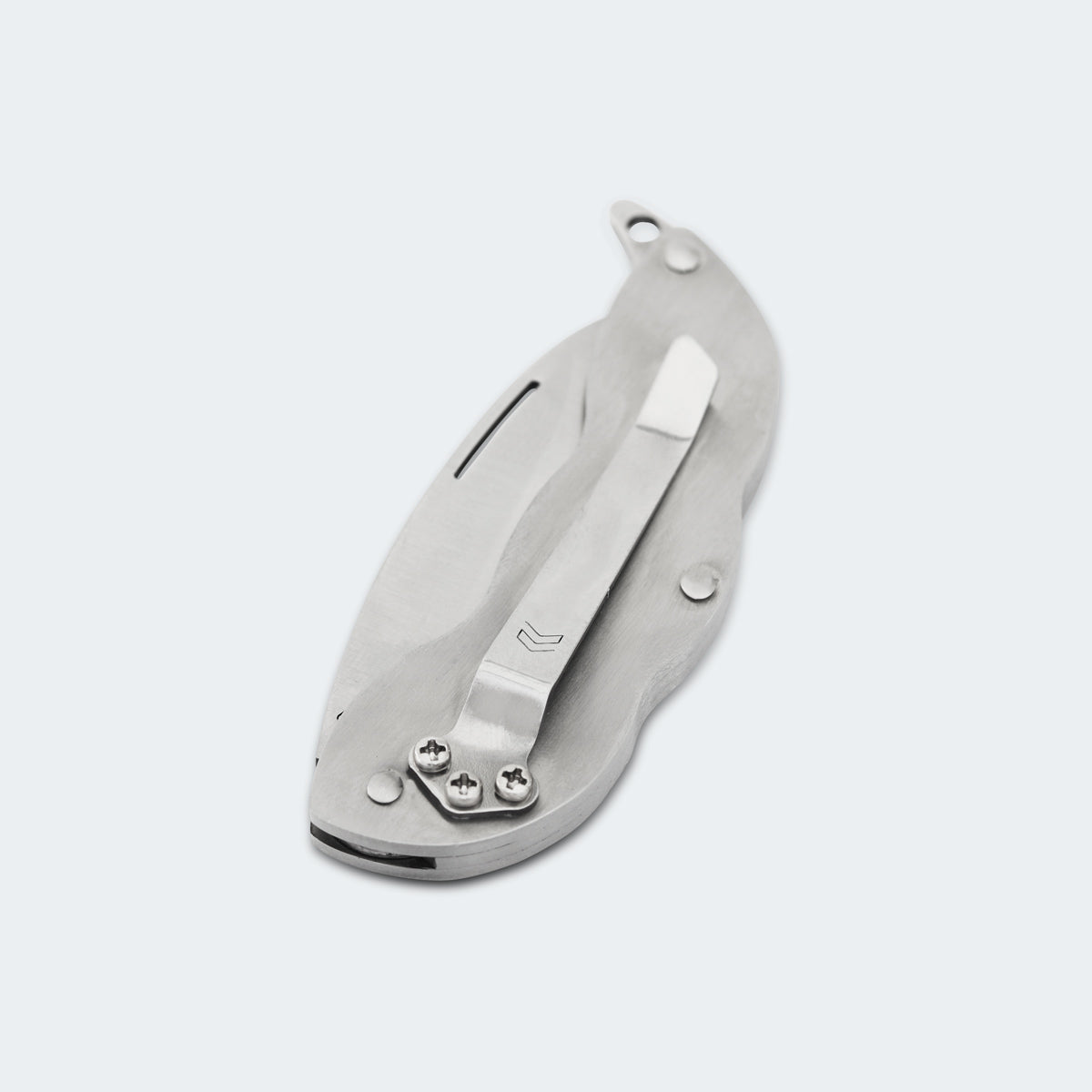 Cimo Bagha Soja Stainless Steel Pocket Knife with Clip - HI66