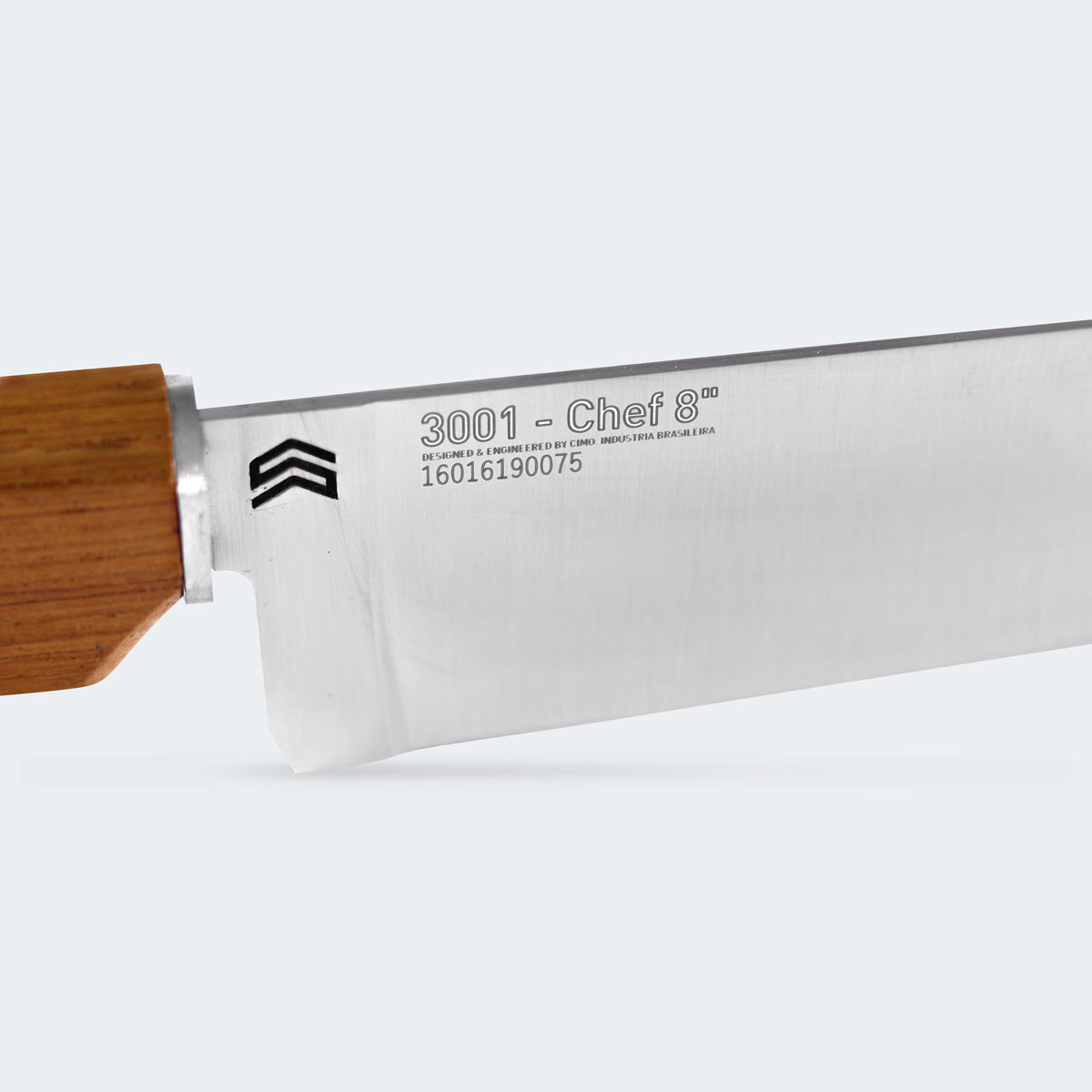 Cimo Oiti Chef Knife 8” Stainless Steel with Wooden Handle – 3001/8