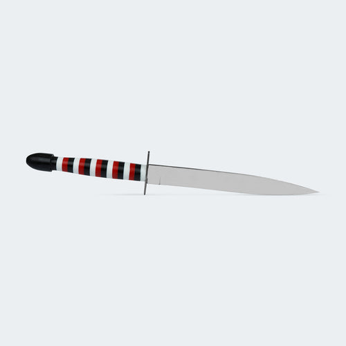 Cimo Carbon Steel Knife with Acetate Handle and Sheath - 1620/6 C/B