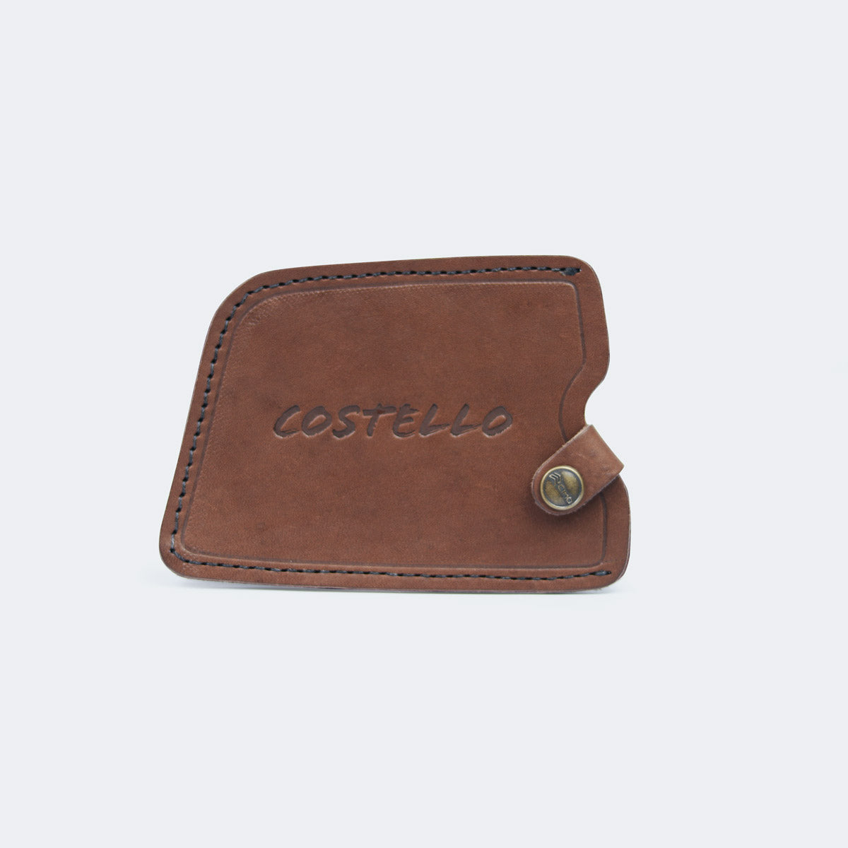 Costello Stainless Steel Cleaver with Wooden Handle and Sheath - 3210/50 C/B