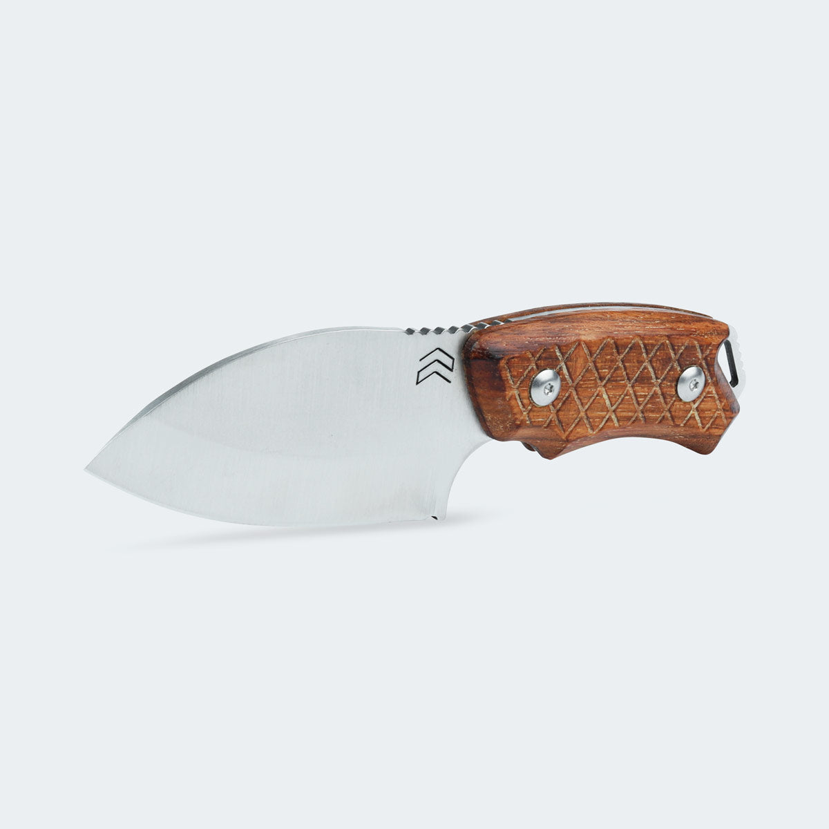 Cimo Braba II Stainless Steel Knife with Wooden Handle and Sheath - BR289-MAD