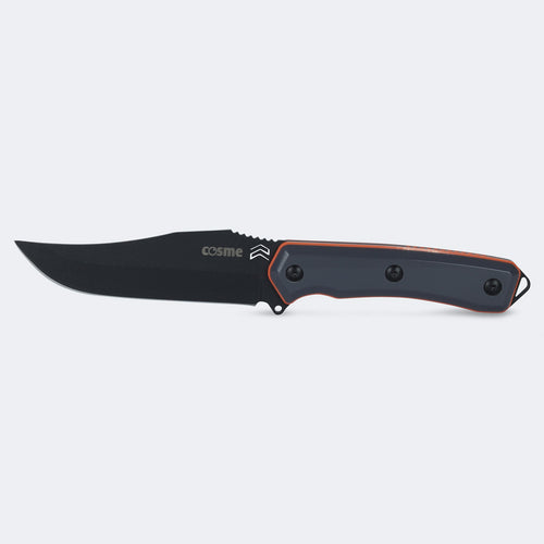 Cimo Ax Cosme Carbono 5” Black Rigiflex Cyber Handle Knife with Sheath - 4042/5 RFCY-PT
