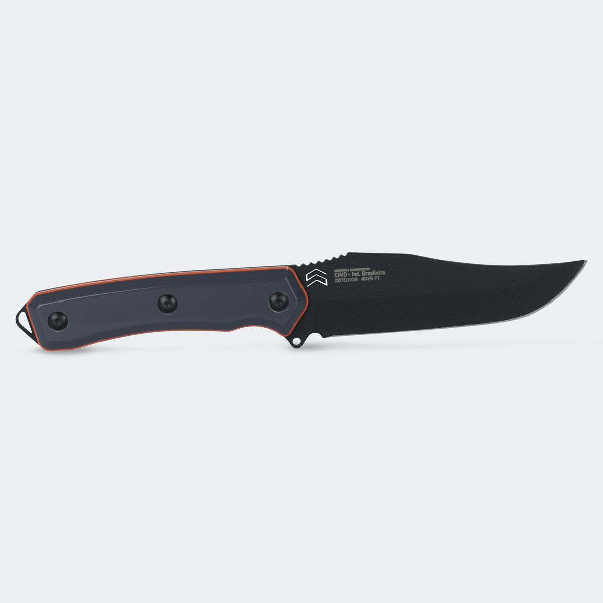 Cimo Ax Cosme Carbono 5” Black Rigiflex Cyber Handle Knife with Sheath - 4042/5 RFCY-PT