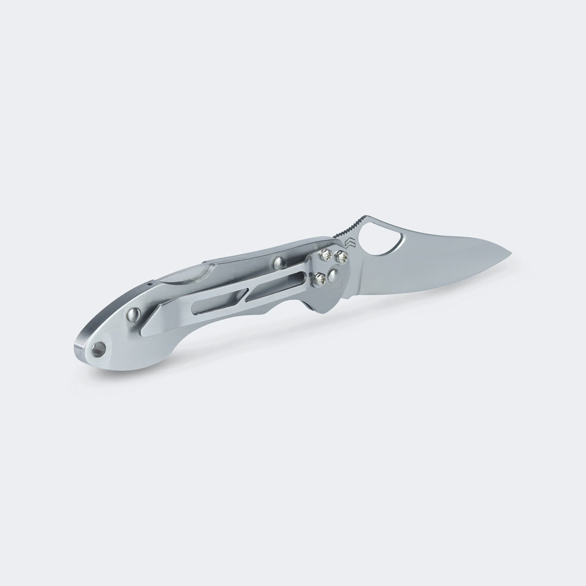 Cimo Gecko 7 Stainless Steel Knife with Stainless Steel Handle and Clip - GE7
