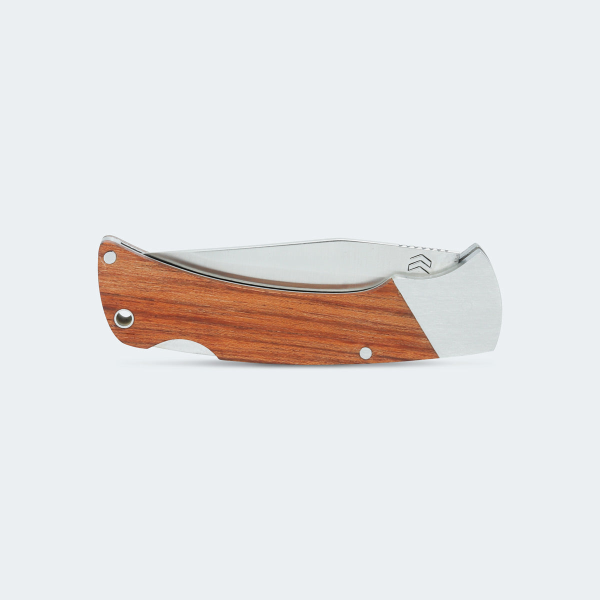 Cimo Huffero 80 Stainless Steel Pocket Knife with Wooden Handle and Clip - H80-MAD