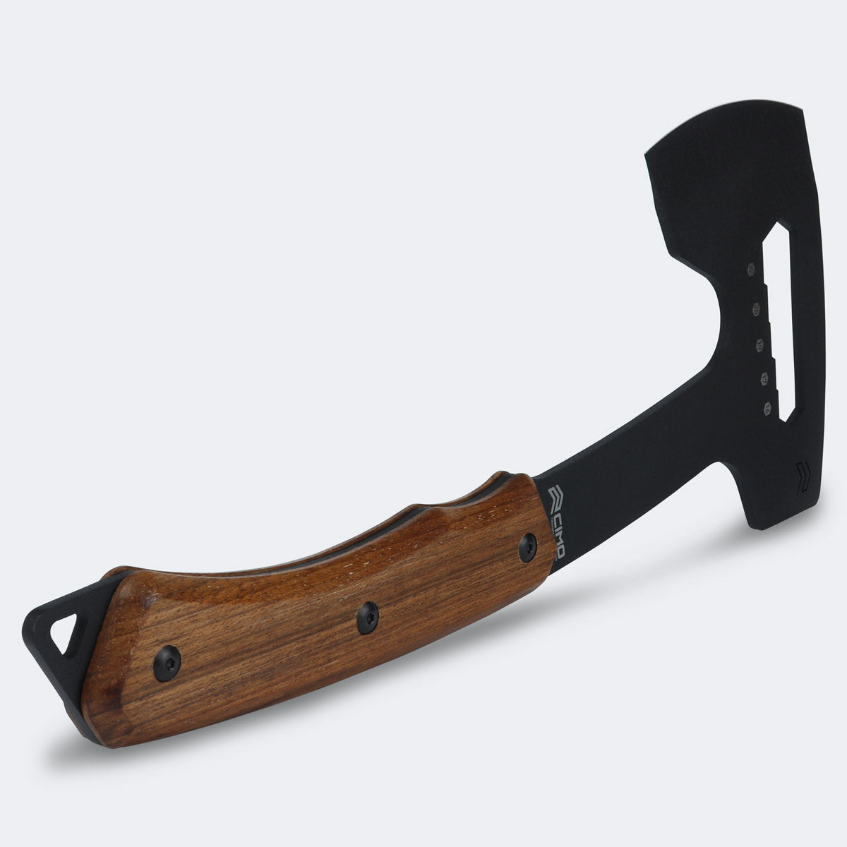 Cimo Ax Carbon Fiber 90mm Black Wood Handle with Sheath - 4001/90 MAD-PT