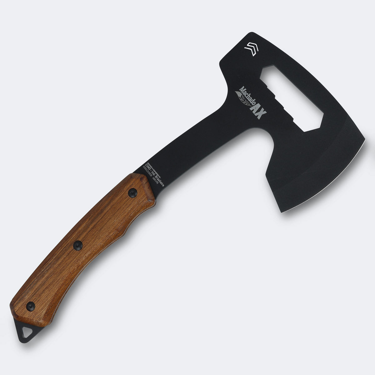 Cimo Ax Carbon Fiber 90mm Black Wood Handle with Sheath - 4001/90 MAD-PT